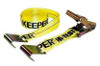 Hampton Products KPR04627 Keeper 04627 2 x 30' Ratchet Tie-Down, Flat Hks., 3,333 lbs. WLL (10,000 lbs. brk strngth)