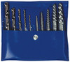 Vise Grip HAN11118 Irwin Tools 11118 10 Piece Set Spiral Flute Screw Extractors with Jobber Length Cobalt Drill Bits