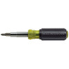 Klein Tools KLE32500 Screwdriver and Nut Driver 11-in-1 Multi Tool, Industrial Strength Bits, Cushion Grip Handle 32500