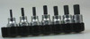 Lisle LIS33850 Socket Hex Bit Set 3/8in. Drive 7 Piece Metric 3 to 10mm