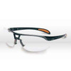 Uvex UVXS4200 Sperian Protection Americas S4200 Protege Safety Eyewear - Metallic Black Frame, Clear Lens