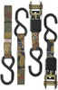 Hampton Products KPR03720 Keeper 03720 Camouflage 6' x 1" ATV/Cycle Ratchet Tie-Down, 2 Pack