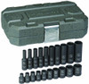 GearWrench KDT84900 84900 1/4-Inch Drive Impact Socket Set SAE, 20-Piece