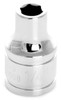 WILMAR WLMW38008 Performance Tool W38008 3/8" Drive 6-Point Socket, 1/4"
