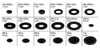 WILMAR WLMW5214 Performance Tool Performance Tool W5214 Rubber Grommet Assortment, 125-Piece