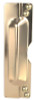 Don-Jo 801158 LP-211 12 Gauge Steel Latch Protector, Brass Plated, 3" Width x 11" Height, For Outswinging Doors (Pack of 10)