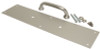 Don-Jo 801540 7110 Aluminum Pull Plate with Cast Pull, Satin Anodized Aluminum Finish, 4" Width x 16" Height