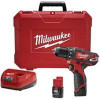 MILWAUKEE 103033 Bare-Tool 2401-20 M12 12-Volt Li-Ion Subcompact Driver (Tool Only, No Battery)