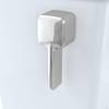 Toto THU416#PN Toto Trip Lever Handle W Spud And Mounting Nut Left Hand Pn Polished Nickel