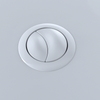 Toto THU340#01 Toto Aquia 1Pc Push Button Cst654 53Mm Cotton White