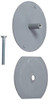 Don-Jo PDF161PC PDF-161 Steel Hole Filler Plate, Prime Coated, 2-1/8" Diameter (Pack of 10)