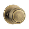 KWIKSET 488CV-5 488CV 5 Single Dummy Cove Knob, Antique Brass