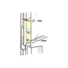 Don-Jo LP307DU LP-307 12 Gauge Stainless Steel Latch Protector, Dura coated, 2-5/8" Width x 7" Height, For Aluminum Entrance Doors (Pack of 10)