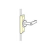 Don-Jo LELP208SL LELP 208 12 Gauge Steel Latch Protector, Silver Coated Finish, 3-1/2" Width x 8" Height, For Electric Strikes (Pack of 10)