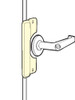 Don-Jo LELP208DU LELP 208 12 Gauge Steel Latch Protector, Duro Coated Finish, 3-1/2" Width x 8" Height, For Electric Strikes (Pack of 10)