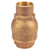 "Nibco" S480YLF1 NIBCO S-480-Y-LF Silicon Bronze Lead-Free Check Valve, Inline, PTFE Seat, 1" Female Solder Cup