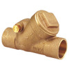 "Nibco" S413Y1 NIBCO S-413-Y Cast Bronze Check Valve, Silent Check, Class 125, PTFE Seat, 1" Female Solder Cup