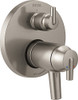 Delta T27T859-SS Faucet Trinsic Contemporary TempAssure 17T Series Valve Trim with 3-Setting Integrated Diverter, Stainless