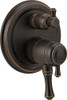 Delta T27997-RB Faucet Cassidy Traditional Monitor 17 Series Valve Trim with 6-Setting Integrated Diverter, Venetian Bronze