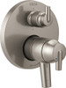 Delta T27959-SS Faucet Trinsic Contemporary Monitor 17 Series Valve Trim with 6-Setting Integrated Diverter, Stainless