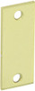 Don-Jo EF161BP EF 161 Steel Filler Plate, Brass Plated, 1-1/8" Width x 2-1/4" Height (Pack of 10)