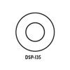Don-Jo DSP135609 1-1/2" Inner Scar Plate Antique Brass Finish