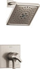 Delta T17274-SS Faucet Zura Monitor 17 Series H2Okinetic Shower Trim, Stainless