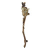 SCHAUB 908-PBZ and Company 908 Butterflies and Insects 3-1/2 Inch Center to Center Rose, Pompeian Bronze.