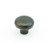 SCHAUB 773-VI and Company 773 Bronze Mountain 1-5/8 Inch Diameter Mushroom Cabinet Knob, Verde Imperial.