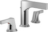 Delta 3574-MPU-DST Faucet Zura Two Handle Widespread Bathroom Faucet, Chrome