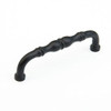 SCHAUB 747-FB Colonial Collection 4 in. (102mm) Pull, Flat Black -