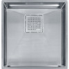 Franke PKX11016  Peak 16 7/8" x 17 3/4" x 9 5/8" 16 Gauge Undermount Single Bowl Stainless Steel Kitchen Sink