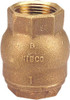 "Nibco" T480YLF34 NIBCO T-480-Y-LF Silicon Bronze Lead-Free Check Valve, Inline, PTFE Seat, 3/4" Female NPT Thread (FIPT)