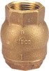 "Nibco" T480YLF12 NIBCO T-480-Y-LF Silicon Bronze Lead-Free Check Valve, Inline, PTFE Seat, 1/2" Female NPT Thread (FIPT)