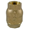 "Nibco" T480YLF1 NIBCO T-480-Y-LF Silicon Bronze Lead-Free Check Valve, Inline, PTFE Seat, 1" Female NPT Thread (FIPT)