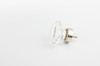 SCHAUB 71-C-PN Clear Octagonal Knob Polished Nickel 1.25 inches(SCH).