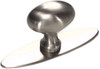 SCHAUB 719-FB & Co. Traditional 1 3/8" Oval Knob - Flat Black