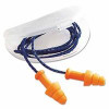 Honeywell 3557137 Howard Leight by Multiple Use SmartFit 3-Flange TPE (Thermoplastic Elastomer) Molded Corded Earplugs With Detachable Fabric Cord (1 Pair Per HearPack, 100 Pair Per Box) (100/PR)