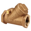 "Nibco" T413YLF1 NIBCO T-413-Y-LF Silicon Bronze Lead-Free Check Valve, Horizontal Swing, Class 125, PTFE Seat, 1" Female NPT Thread (FIPT)