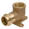 "Nibco" PC70735LF12 1/2 in. Brass 90-Degree Press x FPT Pressure Female Threaded Drop Elbow