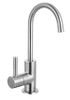 Franke LB13150 Steel Little Butler Single Handle Under Sink Hot Water Filtration Faucet