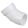 "Nibco" 48062112 NIBCO 4806-2 Series PVC DWV Pipe Fitting, 45 Degree Elbow, 1-1/2" Spigot x Hub
