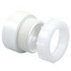 "Nibco" 48017112 NIBCO 4801-7 Series PVC DWV Pipe Fitting, Adapter, 1-1/2" Hub x Slip Joint