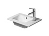 Duravit 723430000 Furniture handrinse basin 430mm ME by STARCK,white,w.OF,w.TP,1TH