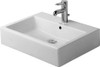 Duravit 452500000 Aufsatzwaschbecken Vero Breite 50cm 1 Hahnloch geschliffen weiï¿½ ,