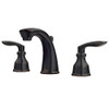 Pfister PLG49CB1Y  Avalon Two-Handle 8 Inch Widespread Bathroom Faucet in Tuscan Bronze, Water-Efficient Model