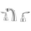 Pfister PLG49CB1C  Avalon Two-Handle 8 Inch Widespread Bathroom Faucet in Polished Chrome, Water-Efficient Model