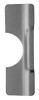 Don-Jo BLP110630 BLP 110 12 Gauge Stainless Steel Latch Protector, Satin Stainless Steel Finish, 3-1/4" Width x 10" Height, For Key-In-Lever Locks (Pack of 10)