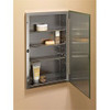 JENSEN 868P24SSXJensen 868P24SS S-cube Single-Door Recessed Mount Medicine Cabinet