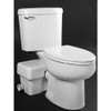 Liberty Pumps Macerating Toilet, Round, 1/2 HP, 115V Liberty Pumps Complete macerating toilet system,